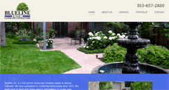 Desktop Screenshot of bluelinelandscape.com